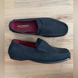 Bruno Magli Men's Elegant Black Loafers